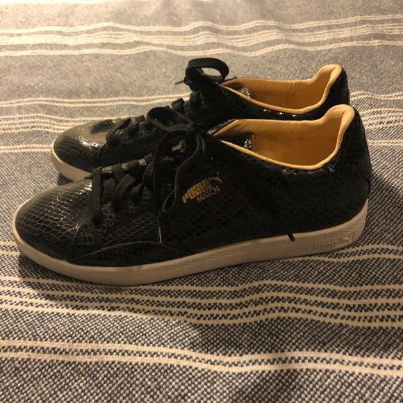 puma snakeskin sneakers